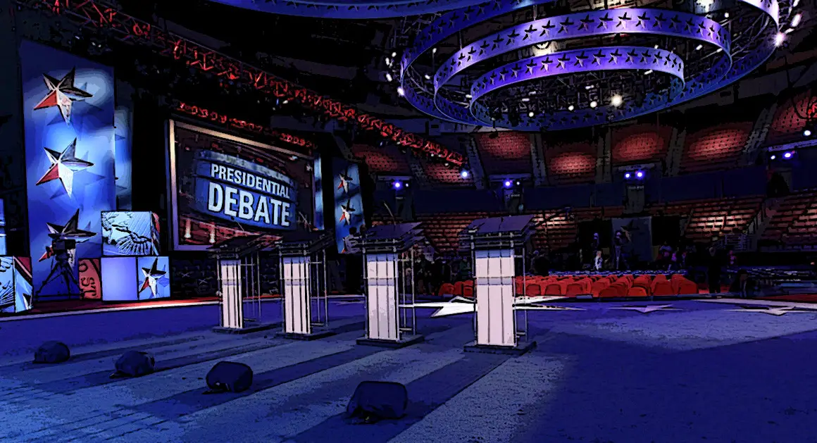 2020 Democratic Debate Stage