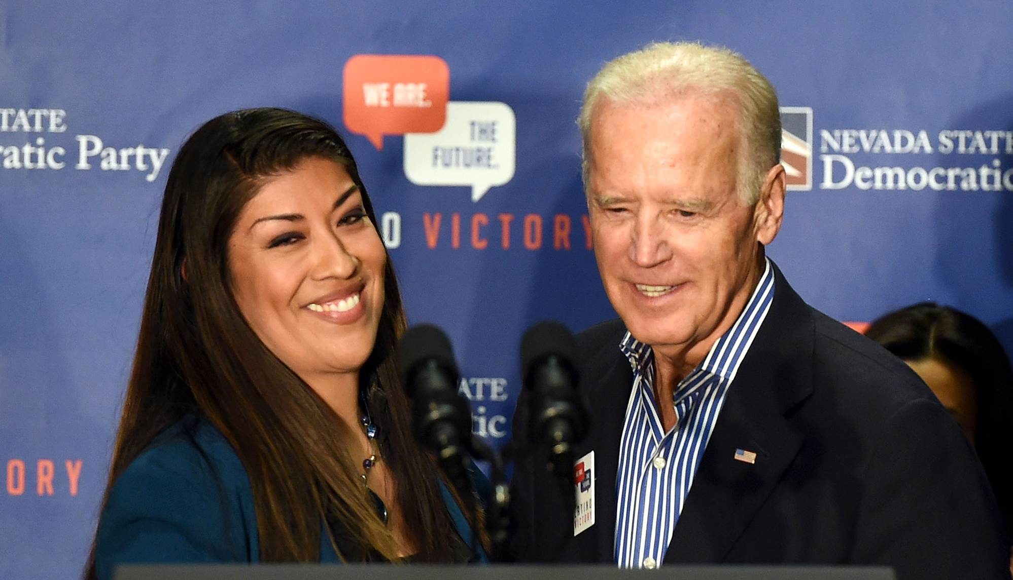 Joe Biden Lucy Flores 2014