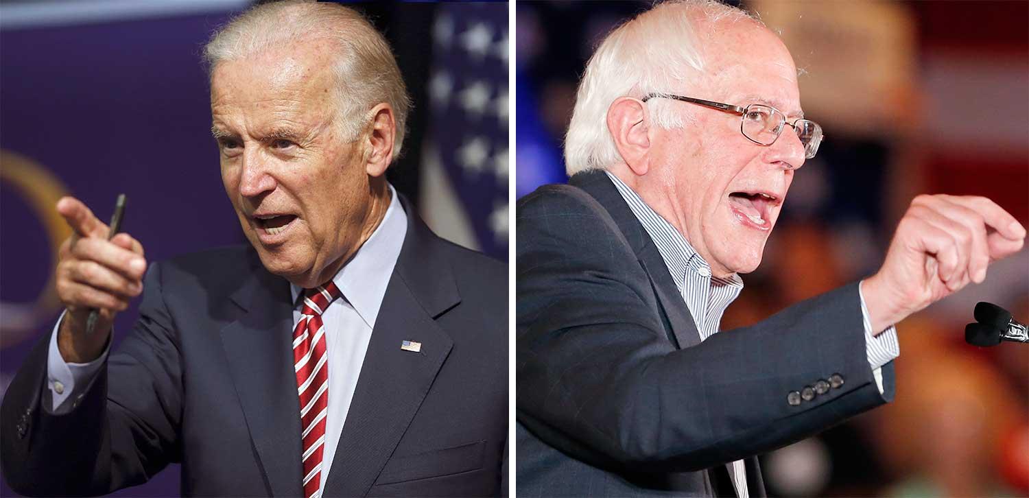 Joe Biden Bernie Sanders 2020