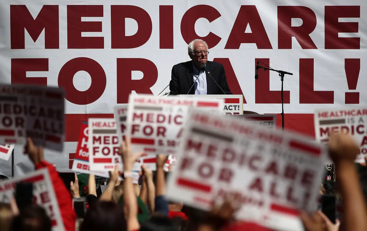 Bernie Sanders Medicare for all rally
