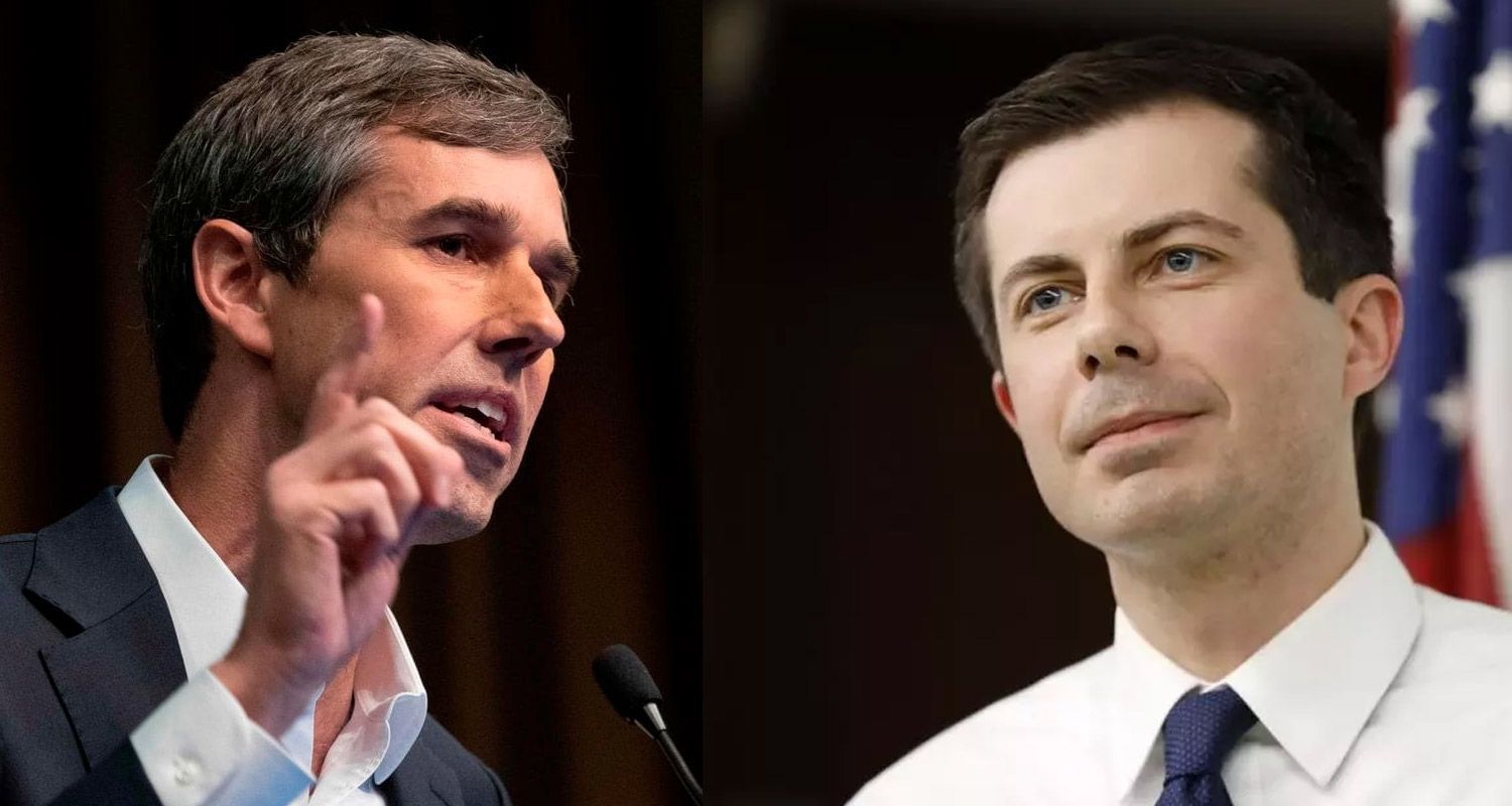 Beto O'Rourke and Pete Buttigieg