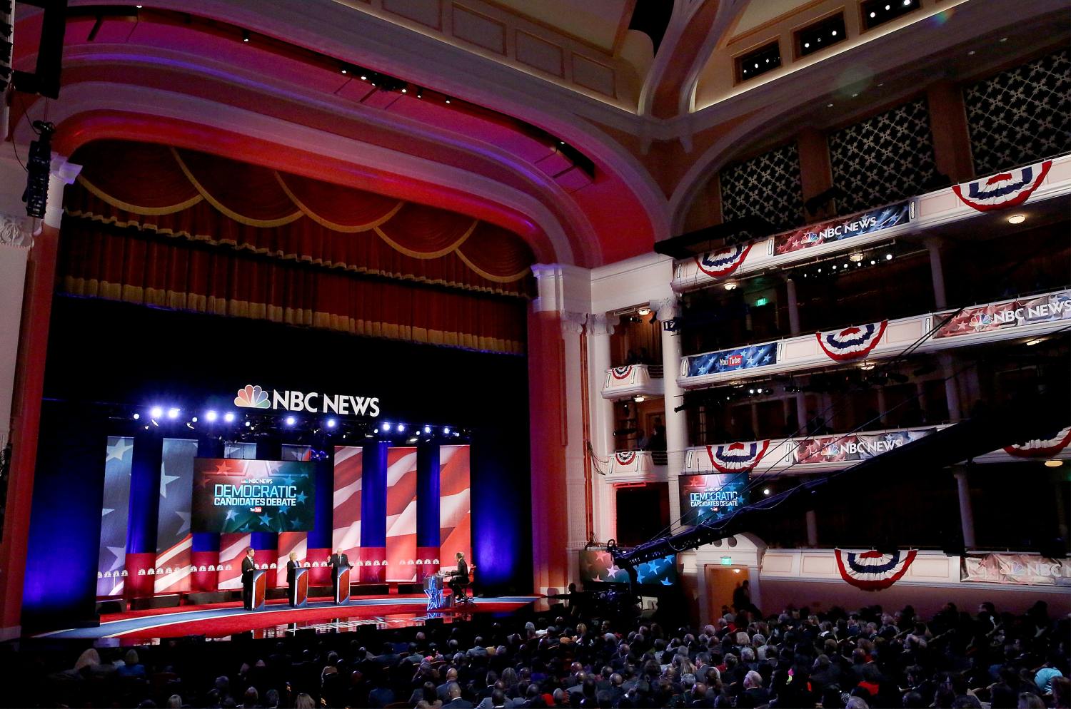 First NBC Democratic Debate Lineup