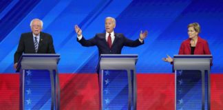 ABC Debate Sanders Biden Warren