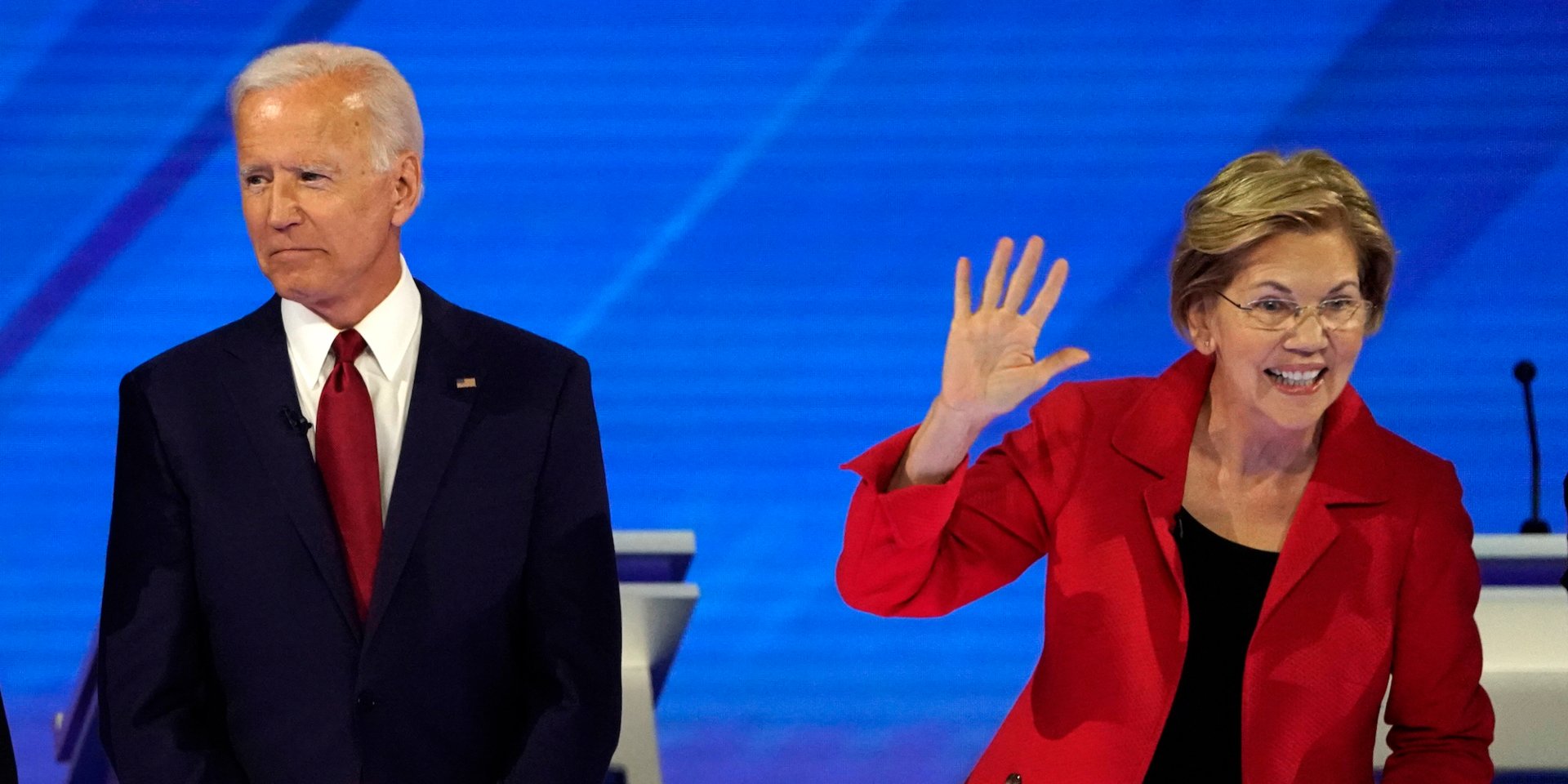 Elizabeth Warren Tops Joe Biden Nationally For The First Time - Election Central