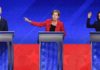 November Democratic Debate Stage