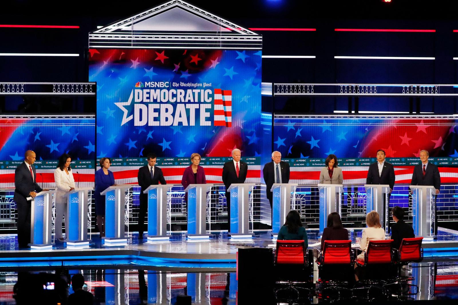 Full Video: Watch the MSNBC/Washington Post Democratic Debate - Election Central