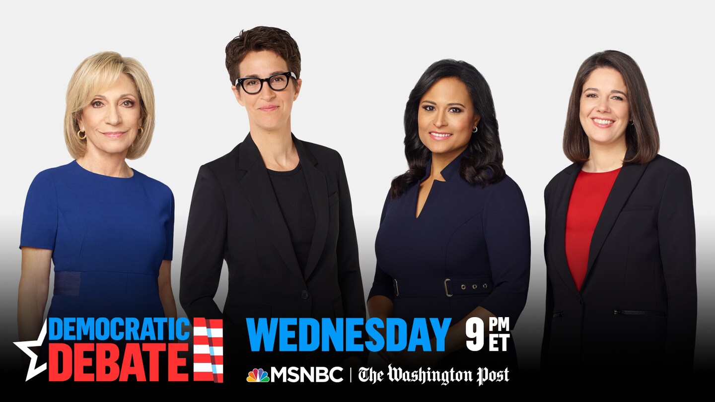 Live Stream: Watch The MSNBC Democratic Debate Tonight From Atlanta - Election Central1440 x 810