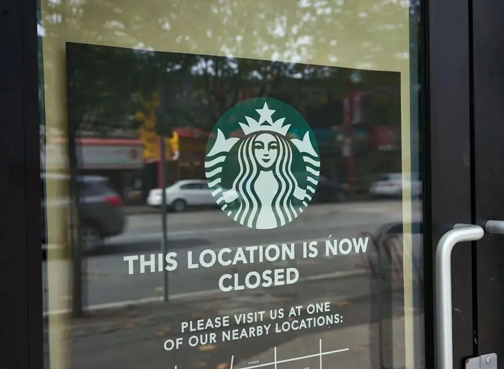 The List Starbucks Closing 16 Stores Due to Rampant Urban Crime