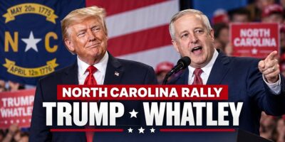 Election Rallies Full Video: Trump Campaigns for Michael Whatley at North Carolina Rally ...