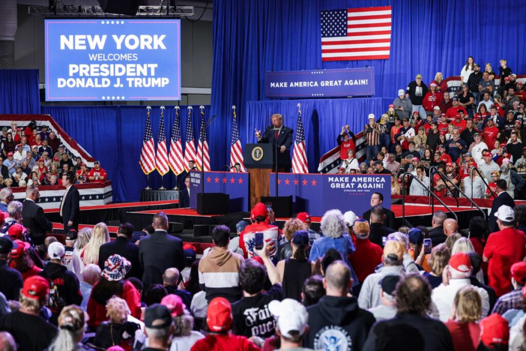 Trump Address Video Full Video: Trump Rally With Bruce Blakeman in Syracuse, New York (Oct ...